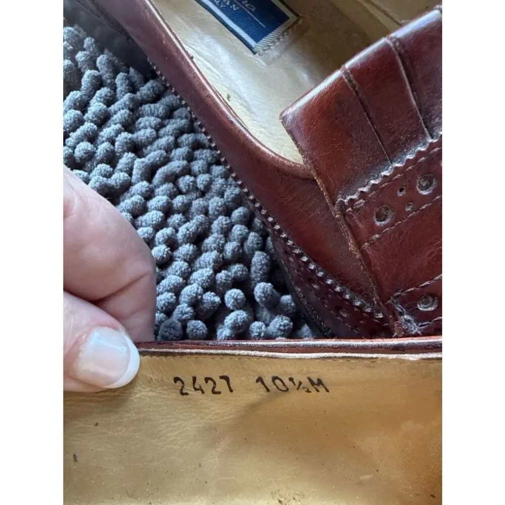 vintage Cole Haan “Brogano” tassel loafers, Made in Italy sz 10.5